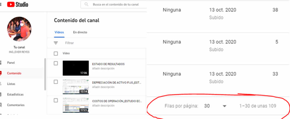 Grabación de videos y tutoriales